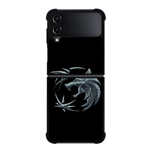 LOGO THE WITCHER Samsung Z Flip 4 Case LOGO THE WITCHER Samsung Z Flip 4 Case