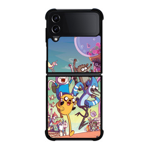 REGULAR SHOW CHARACTERS ART Samsung Z Flip 4 Case REGULAR SHOW CHARACTERS ART Samsung Z Flip 4 Case
