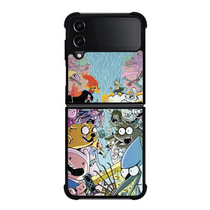 REGULAR SHOW CHARACTERS Samsung Z Flip 4 Case REGULAR SHOW CHARACTERS Samsung Z Flip 4 Case