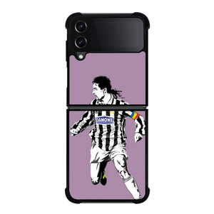 ROBERTO BAGGIO ITALY LEGEND ART Samsung Z Flip 4 Case ROBERTO BAGGIO ITALY LEGEND ART Samsung Z Flip 4 Case