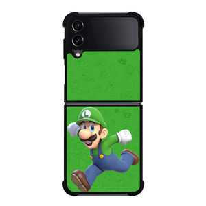 RUNNING LUIGI SUPER MARIO BROS Samsung Z Flip 4 Case RUNNING LUIGI SUPER MARIO BROS Samsung Z Flip 4 Case