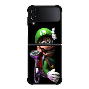 SCARED LUIGI SUPER MARIO BROS Samsung Z Flip 4 Case