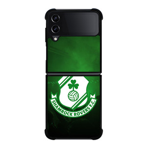 SHAMROCK ROVERS FC LOGO Samsung Z Flip 4 Case SHAMROCK ROVERS FC LOGO Samsung Z Flip 4 Case