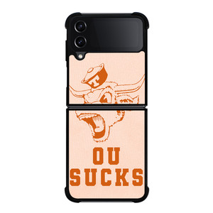 TEXAS LONGHORNS UNIVERSITY SYMBOL Samsung Z Flip 4 Case TEXAS LONGHORNS UNIVERSITY SYMBOL Samsung Z Flip 4 Case