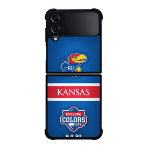 UNIVERSITY OF KANSAS JAYHAWKS Samsung Z Flip 4 Case UNIVERSITY OF KANSAS JAYHAWKS Samsung Z Flip 4 Case