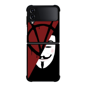 V FOR VENDETTA LOGO 2 Samsung Z Flip 4 Case V FOR VENDETTA LOGO 2 Samsung Z Flip 4 Case