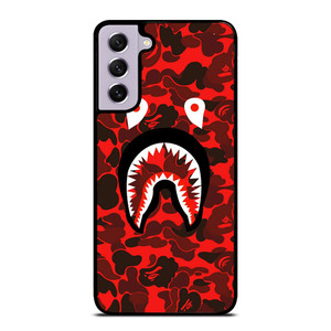 BAPE SHARK FACE RED CAMO Samsung Galaxy S21 FE Case BAPE SHARK FACE RED CAMO Samsung Galaxy S21 FE Case