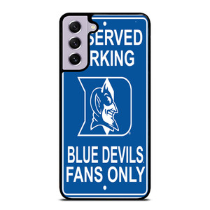 DUKE BLUE DEVILS PARKING SIGNS Samsung Galaxy S21 FE Case DUKE BLUE DEVILS PARKING SIGNS Samsung Galaxy S21 FE Case