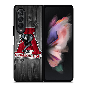 ALABAMA CRIMSON TIDE WOODEN Samsung Z Fold 3 Case