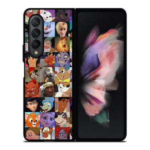 ALL DISNEY CHARACTERS COLLAGE Samsung Z Fold 3 Case ALL DISNEY CHARACTERS COLLAGE Samsung Z Fold 3 Case