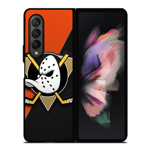 ANAHEIM DUCKS LOGO Samsung Z Fold 3 Case ANAHEIM DUCKS LOGO Samsung Z Fold 3 Case