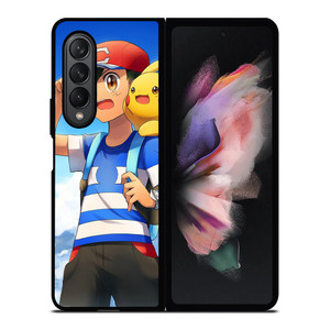 ASH KETCHUM PIKACHU Samsung Z Fold 3 Case ASH KETCHUM PIKACHU Samsung Z Fold 3 Case