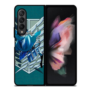 ATTACK ON TITAN EREN YEAGER Samsung Z Fold 3 Case ATTACK ON TITAN EREN YEAGER Samsung Z Fold 3 Case