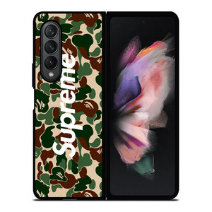 BAPE CAMO SUPREME Samsung Z Fold 3 Case BAPE CAMO SUPREME Samsung Z Fold 3 Case