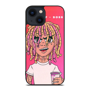 LIL PUMP BOSS CARTOON iPhone 14 Plus Case LIL PUMP BOSS CARTOON iPhone 14 Plus Case