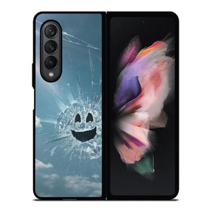 BLACK MIRROR SMILEY MOVIE Samsung Z Fold 3 Case BLACK MIRROR SMILEY MOVIE Samsung Z Fold 3 Case
