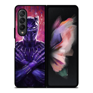 BLACK PANTHER MARVEL SUPERHERO 2 Samsung Z Fold 3 Case BLACK PANTHER MARVEL SUPERHERO 2 Samsung Z Fold 3 Case