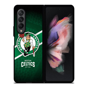 BOSTON CELTICS LOGO 3 Samsung Z Fold 3 Case BOSTON CELTICS LOGO 3 Samsung Z Fold 3 Case