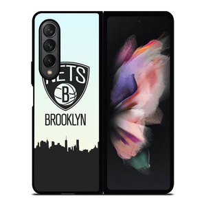 BROOKLYN NETS LOGO Samsung Z Fold 3 Case BROOKLYN NETS LOGO Samsung Z Fold 3 Case