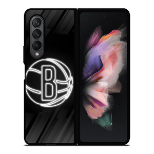 BROOKLYN NETS NBA ICON Samsung Z Fold 3 Case BROOKLYN NETS NBA ICON Samsung Z Fold 3 Case