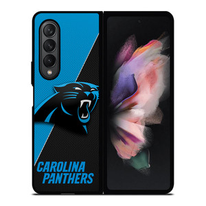 CAROLINA PANTHERS LOGO 2 Samsung Z Fold 3 Case CAROLINA PANTHERS LOGO 2 Samsung Z Fold 3 Case