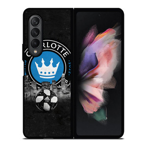 CHARLOTTE FC LOGO 3 Samsung Z Fold 3 Case CHARLOTTE FC LOGO 3 Samsung Z Fold 3 Case