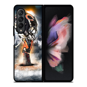 CHICAGO BEARS HELMET Samsung Z Fold 3 Case CHICAGO BEARS HELMET Samsung Z Fold 3 Case