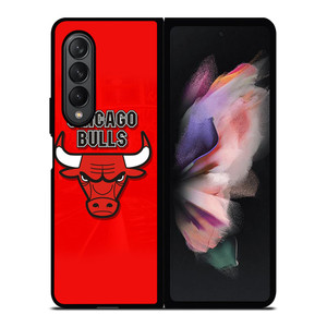 CHICAGO BULLS LOGO Samsung Z Fold 3 Case CHICAGO BULLS LOGO Samsung Z Fold 3 Case