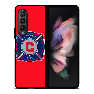 CHICAGO FIRE LOGO 3 Samsung Z Fold 3 Case CHICAGO FIRE LOGO 3 Samsung Z Fold 3 Case