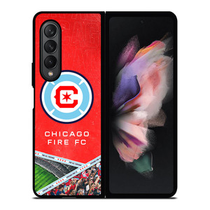 CHICAGO FIRE LOGO Samsung Z Fold 3 Case CHICAGO FIRE LOGO Samsung Z Fold 3 Case