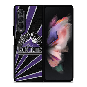 COLORADO ROCKIES LOGO 3 Samsung Z Fold 3 Case COLORADO ROCKIES LOGO 3 Samsung Z Fold 3 Case