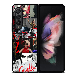 CRUELLA EMMA STONE COLLAGE Samsung Z Fold 3 Case CRUELLA EMMA STONE COLLAGE Samsung Z Fold 3 Case