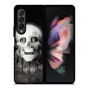 DATE SKULLS ILLUSION BLACK Samsung Z Fold 3 Case