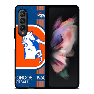 DENVER BRONCOS RETRO LOGO Samsung Z Fold 3 Case
