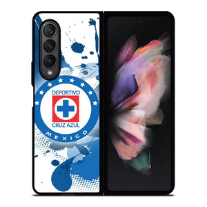 DEPORTIVO CRUZ AZUL ICON Samsung Z Fold 3 Case DEPORTIVO CRUZ AZUL ICON Samsung Z Fold 3 Case