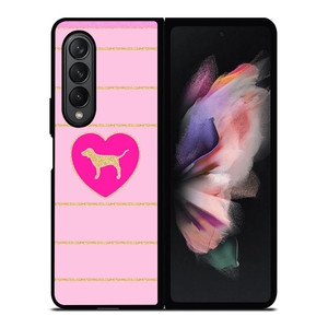 DOG PINK VICTORIA'S SECRET 2 Samsung Z Fold 3 Case DOG PINK VICTORIA'S SECRET 2 Samsung Z Fold 3 Case