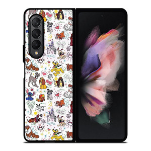 DOONEY DOG PATTERN Samsung Z Fold 3 Case DOONEY DOG PATTERN Samsung Z Fold 3 Case