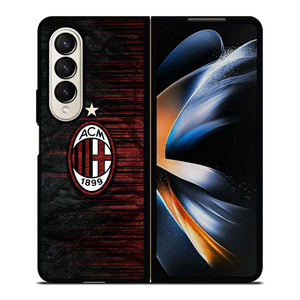 AC MILAN FOOTBALL CLUB LOGO 2 Samsung Z Fold 4 Case AC MILAN FOOTBALL CLUB LOGO 2 Samsung Z Fold 4 Case