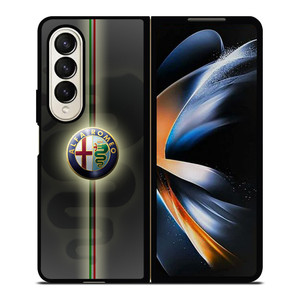 ALFA ROMEO LOGO Samsung Z Fold 4 Case ALFA ROMEO LOGO Samsung Z Fold 4 Case