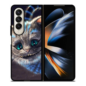 ALICE IN WONDERLAND CAT Samsung Z Fold 4 Case ALICE IN WONDERLAND CAT Samsung Z Fold 4 Case
