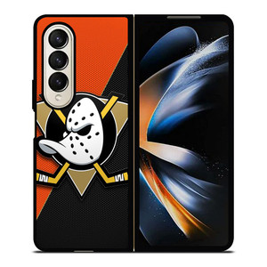 ANAHEIM DUCKS LOGO Samsung Z Fold 4 Case ANAHEIM DUCKS LOGO Samsung Z Fold 4 Case