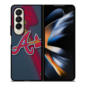 ATLANTA BRAVES LOGO Samsung Z Fold 4 Case ATLANTA BRAVES LOGO Samsung Z Fold 4 Case