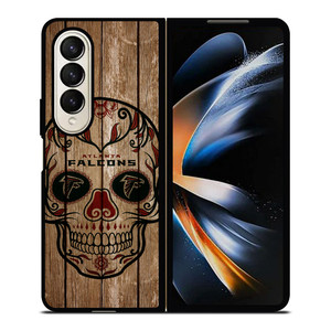 ATLANTA FALCONS SKULL Samsung Z Fold 4 Case ATLANTA FALCONS SKULL Samsung Z Fold 4 Case