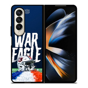 AUBURN TIGERS FOOTBALL HELMET Samsung Z Fold 4 Case AUBURN TIGERS FOOTBALL HELMET Samsung Z Fold 4 Case