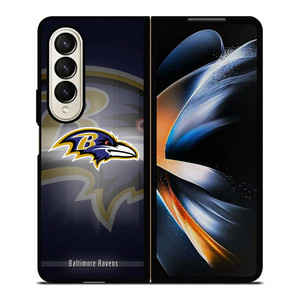 BALTIMORE RAVENS LOGO Samsung Z Fold 4 Case BALTIMORE RAVENS LOGO Samsung Z Fold 4 Case