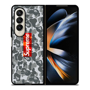 BAPE CAMO SUPREME 2 Samsung Z Fold 4 Case BAPE CAMO SUPREME 2 Samsung Z Fold 4 Case
