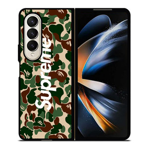 BAPE CAMO SUPREME Samsung Z Fold 4 Case BAPE CAMO SUPREME Samsung Z Fold 4 Case