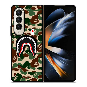 BAPE SHARK FACE CAMO Samsung Z Fold 4 Case BAPE SHARK FACE CAMO Samsung Z Fold 4 Case