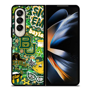 BAYLOR BEARS UNIVERSITY COLLAGE Samsung Z Fold 4 Case