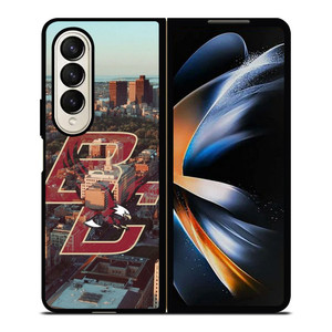 BOSTON COLLEGE EAGLES CITY Samsung Z Fold 4 Case BOSTON COLLEGE EAGLES CITY Samsung Z Fold 4 Case